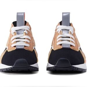 REEBOK X VICTORIA BECKHAM
Bolton Sock stretch-knit, leather and suede sneakers